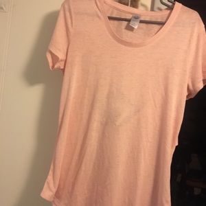 Ballet Pink cutout back Tee